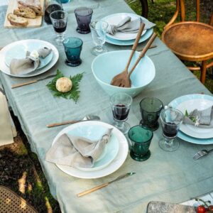 La Rochere Bee Glassware and Dinner Plates Set The Table