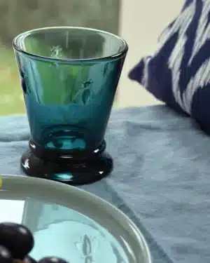La Rochere Bee Tumbler Blue Glass