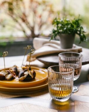 La Rochere Ouessant Glassware Tumbler and Wine Glass