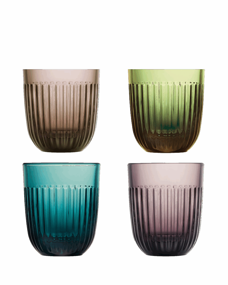 La Rochere Ouessant Tumbler. Mixed Set of 4