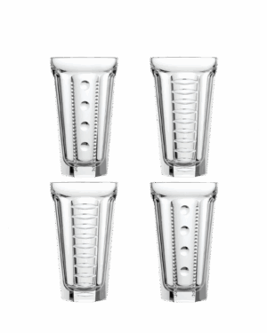 La Rochere Saga Tall Tumbler. Mixed Set of 4