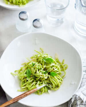 Abielle Pasta Plate With Pasta Dish