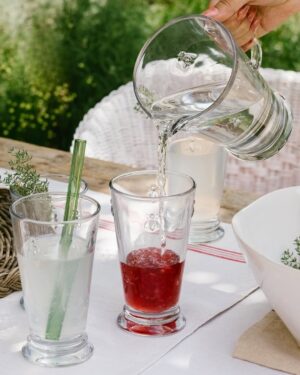 La Rochere Bee Pitcher and Bee Tall Tumblers