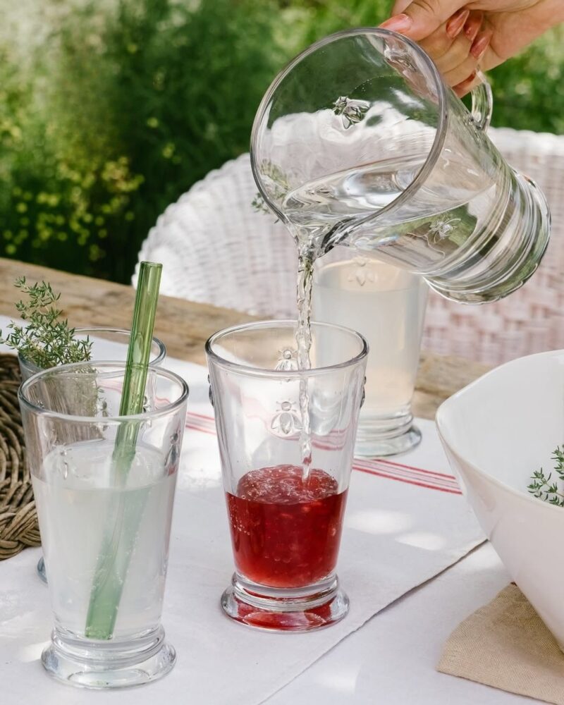 La Rochere Bee Pitcher and Bee Tall Tumblers
