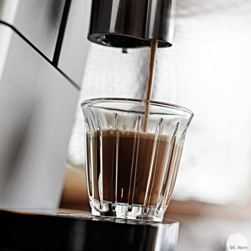 La Rochere Zinc Espresso Glass Espresso Machine