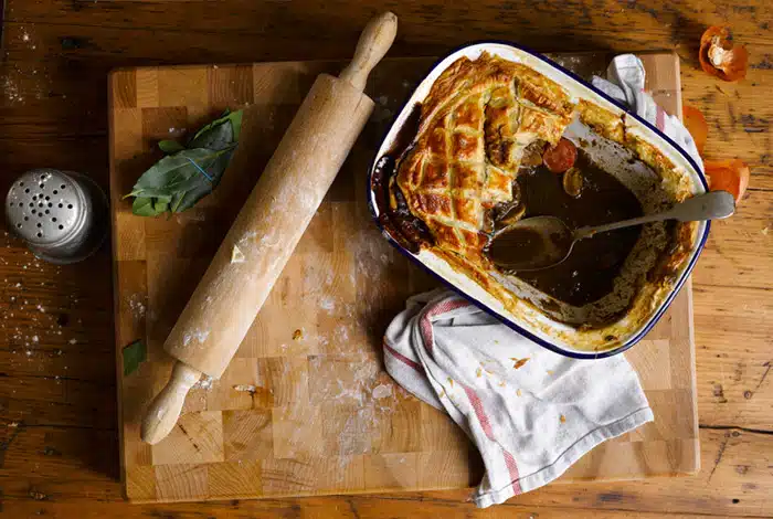 Falconware Pie Dish With Pie