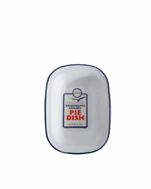 falcon enamelware pie dish 20cm Falcon Enamelware Pie Dish - 20cm