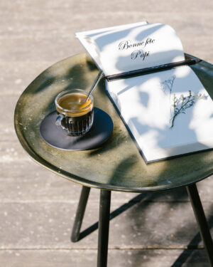 Ouessant Cups Anthracite Saucer Set 2 a La Rochere Ouessant Cups - Set 2
