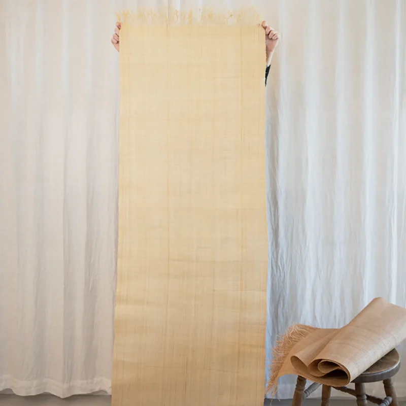 Rabane-woven-raffia-table-runner-handcrafted-throw-4 Rabane Table Runner
