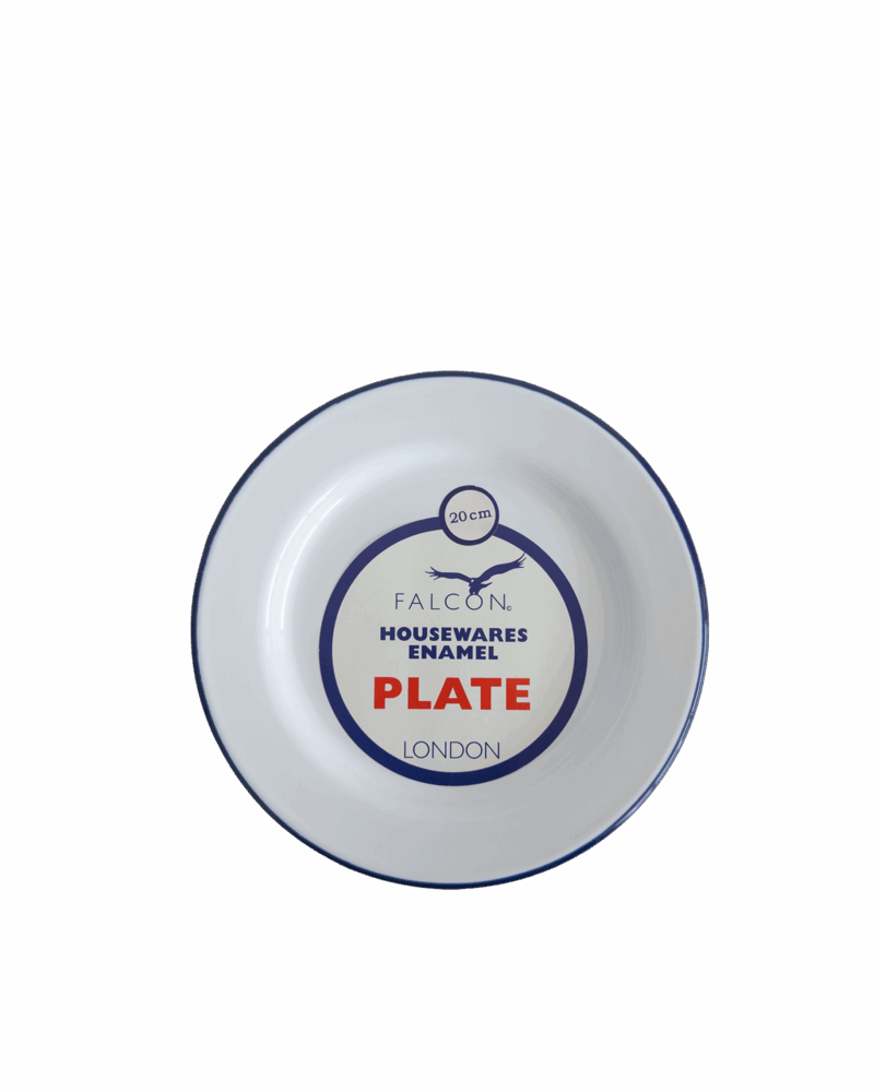 falcon enamelware plate 20cm Falcon Enamelware Side Plate - 20cm