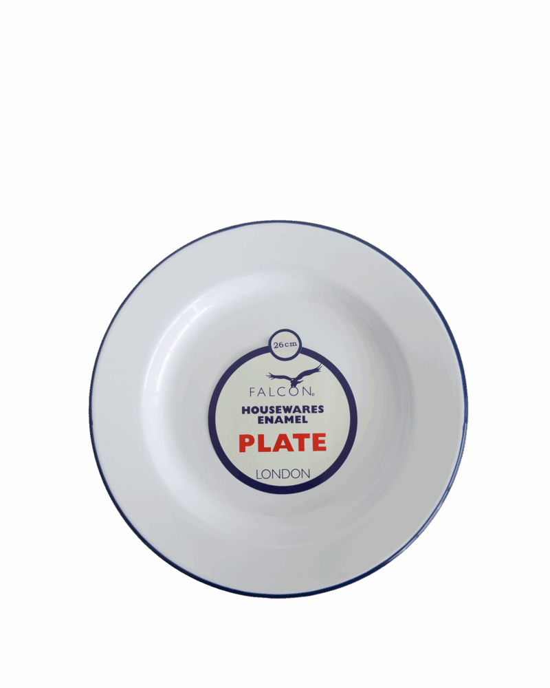 falcon enamelware plate 26cm Falcon Enamelware Dinner Plate - 26cm