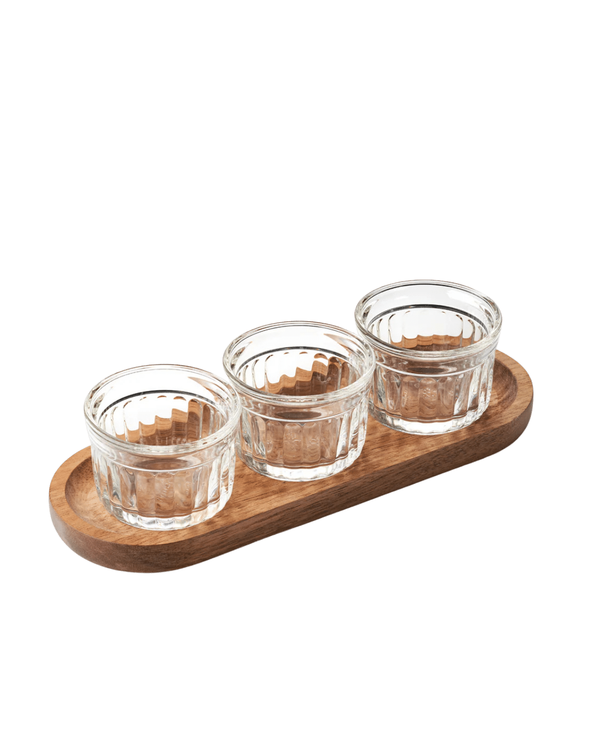 Delice Aperitif Set with Wooden Serving Tray