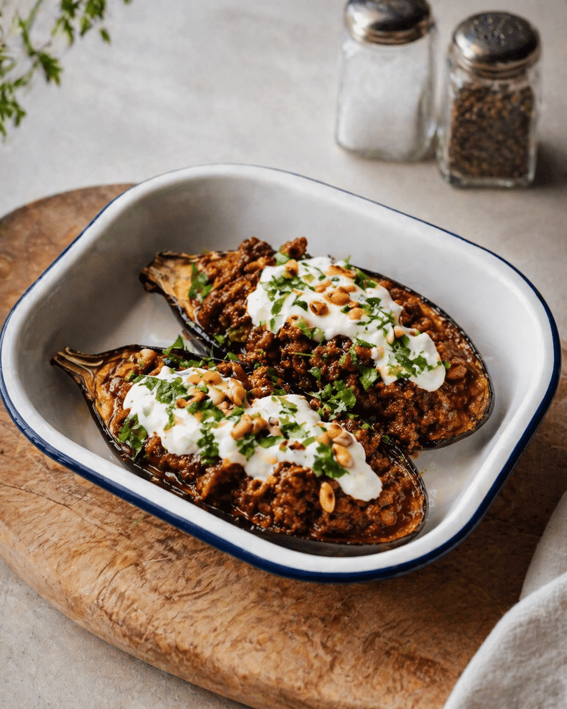 Falcon Mini Roaster with Aubergines