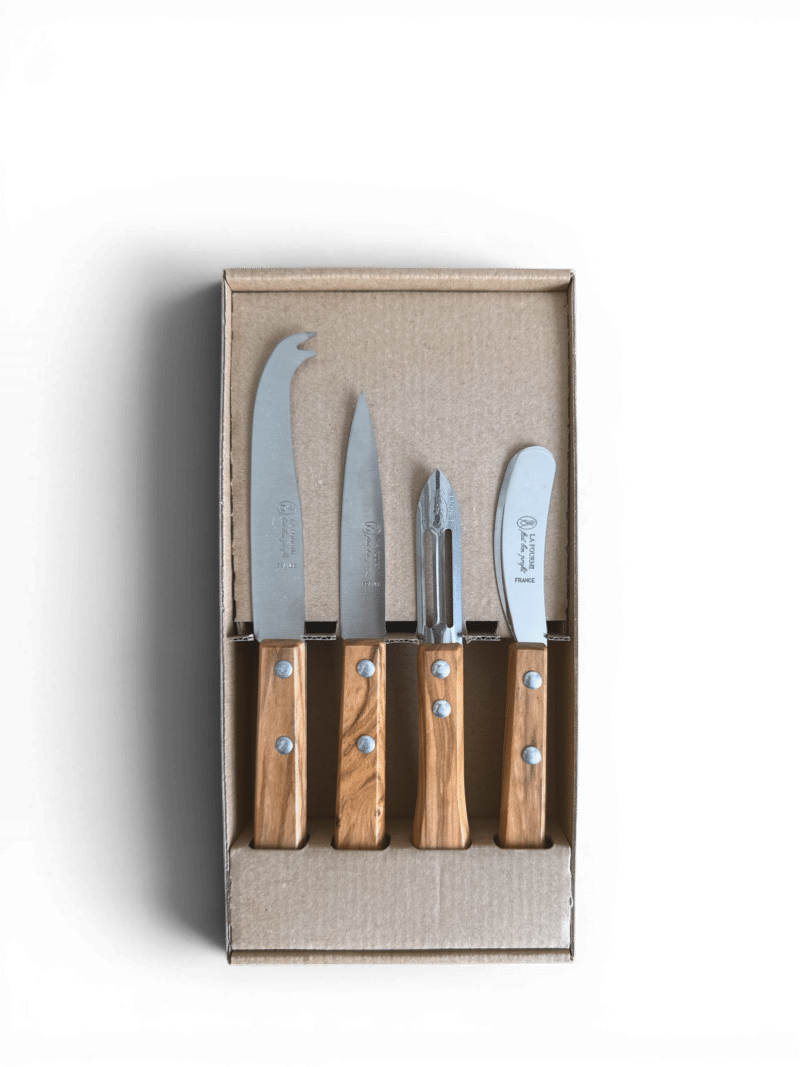 La Fourmi Kitchen Essentials Set - Olive Wood (Set of 4)