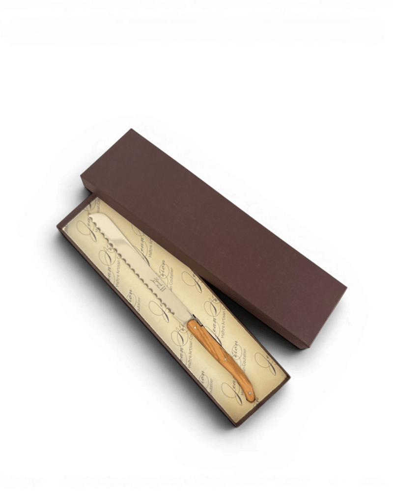 Laguiole Bread Knife – Olive Wood Handle