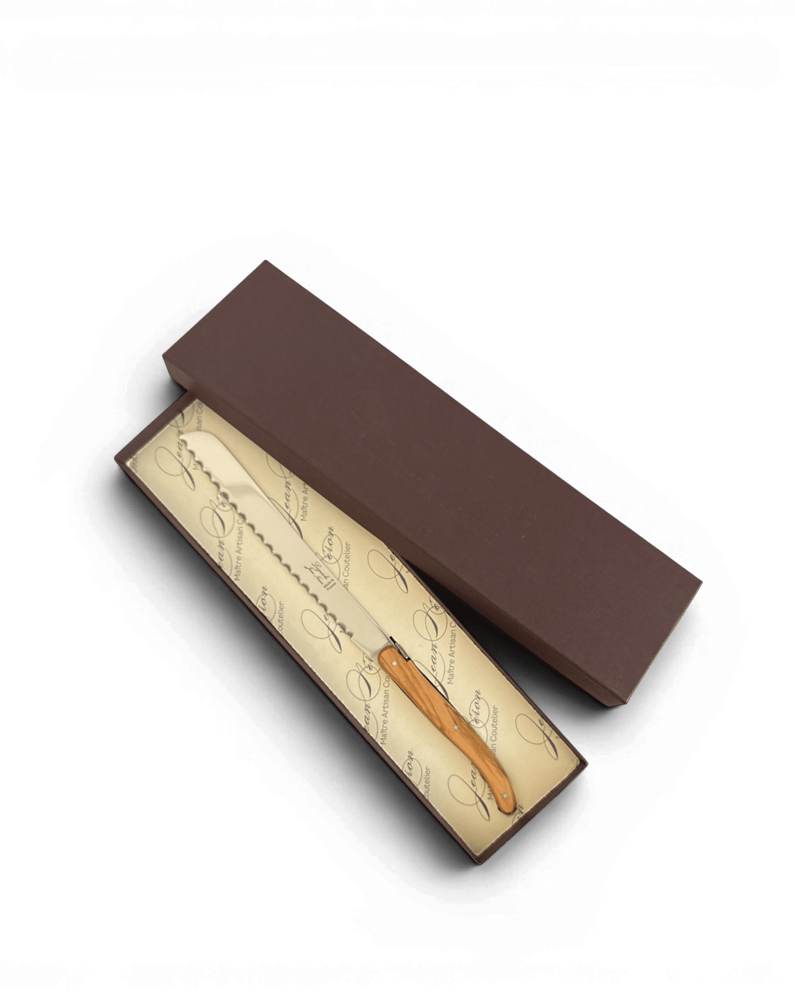 Laguiole Bread Knife – Olive Wood Handle