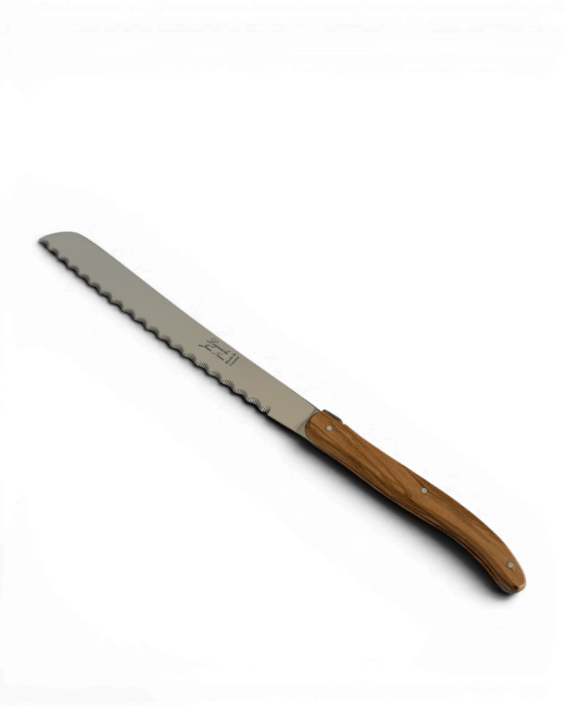 Laguiole Bread Knife – Olive Wood Handle