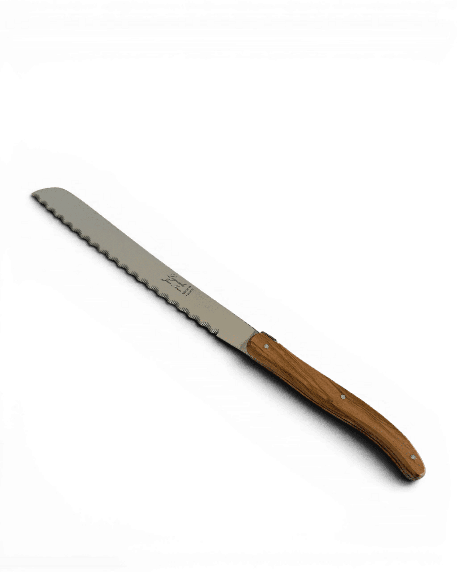 Laguiole Bread Knife – Olive Wood Handle