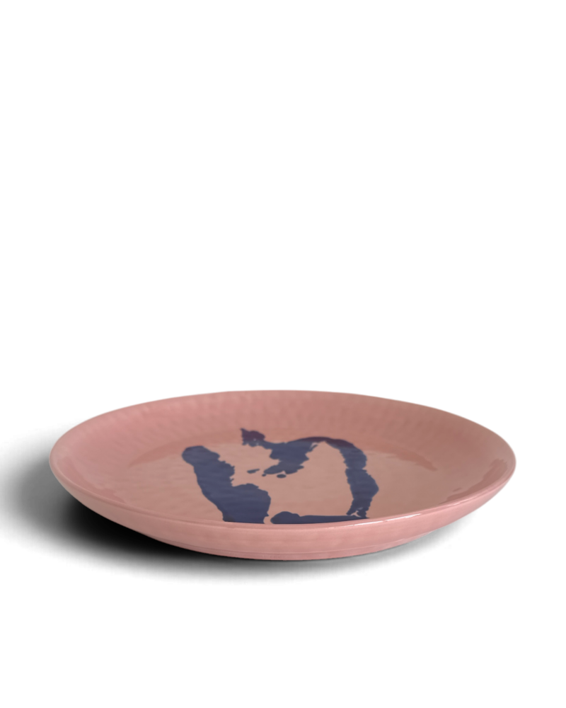 Ottolenghi by Serax Feast Serving Bowl - Delicious Pink Pepper Side Aspect Ottolenghi FEAST Serving Bowl - Delicious Pink Pepper