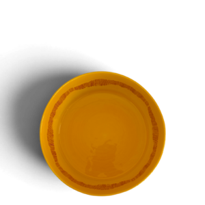 Ottolenghi FEAST Salad Bowl – Sunny Yellow with Red Stripes
