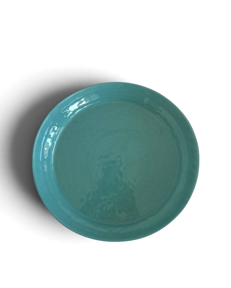 Ottolenghi FEAST Deep Serving Bowl - Azure with Red Stripes