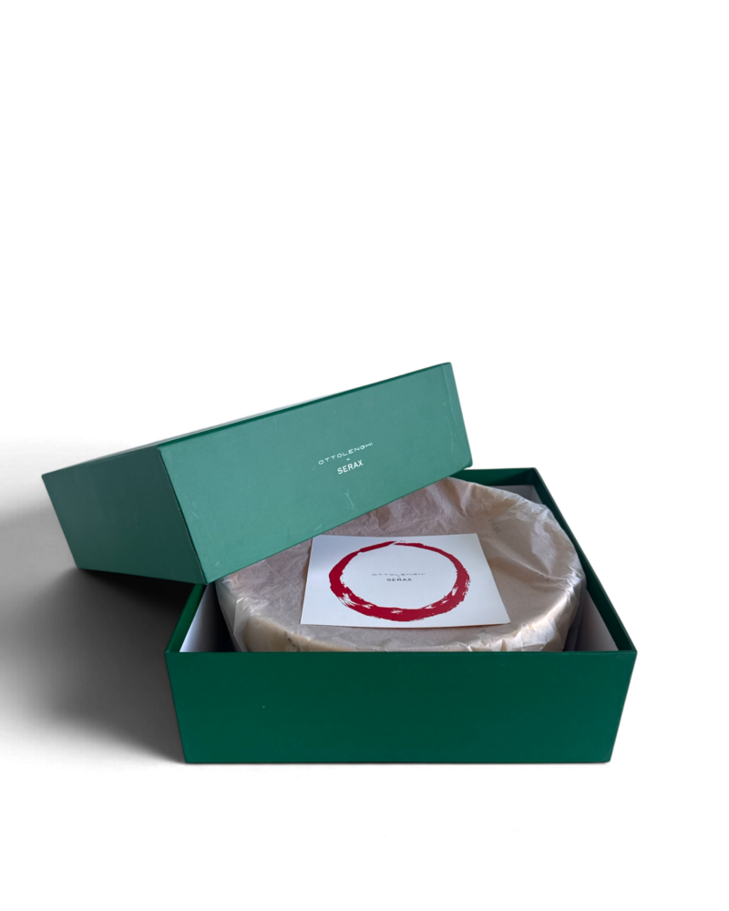 Ottolenghi by Serax Feast Salad Bowl - Yellow with Red Stripes Boxed Ottolenghi FEAST Salad Bowl – Sunny Yellow with Red Stripes