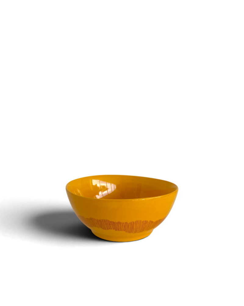 Ottolenghi by Serax Bowls - Yellow with Red Stripes Ottolenghi FEAST Bowls - Yellow with Red Stripes (Set of 4)