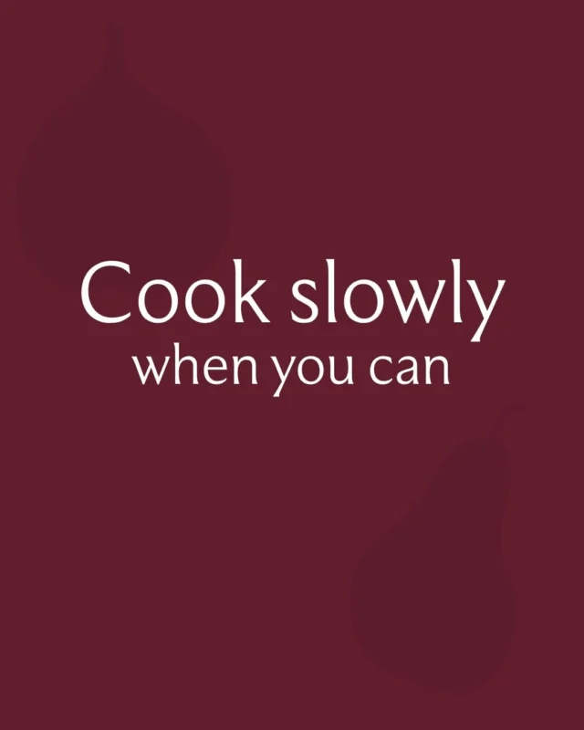 Slow food. Real life.